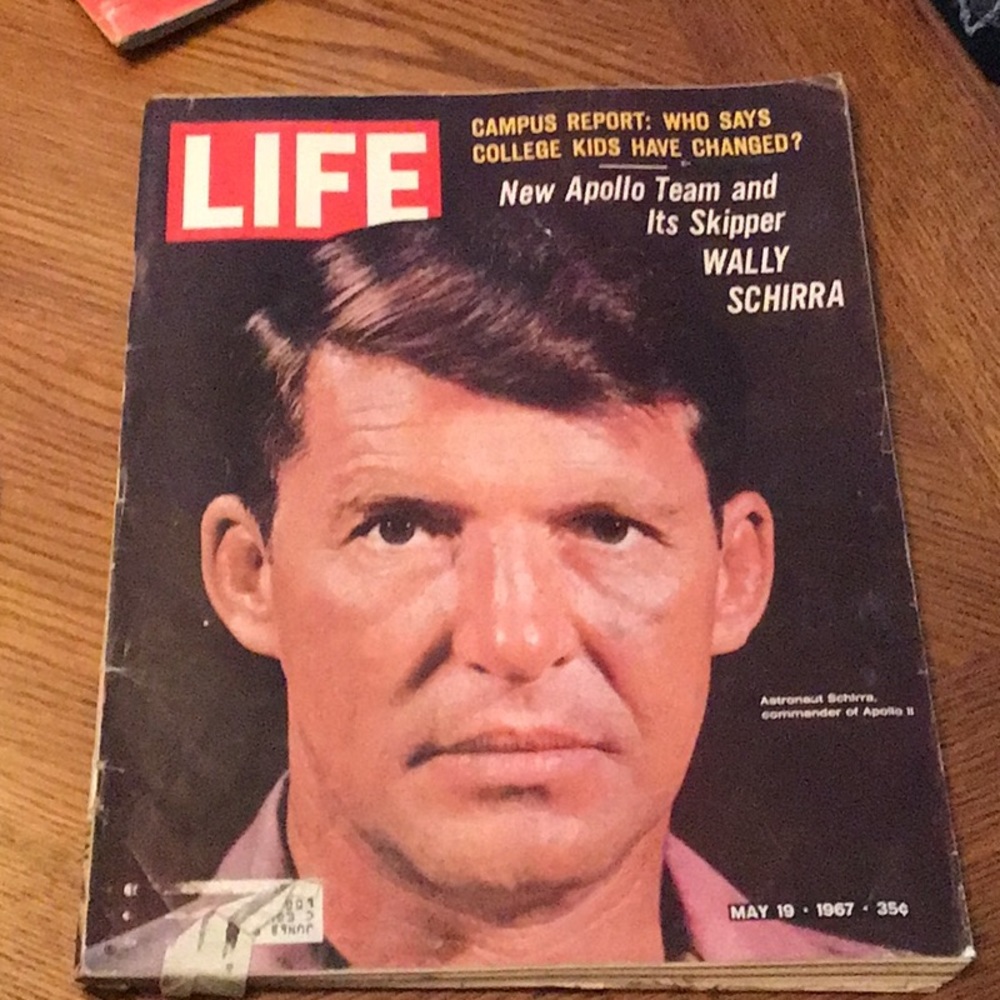1967 Life magazine featuring Apollo space